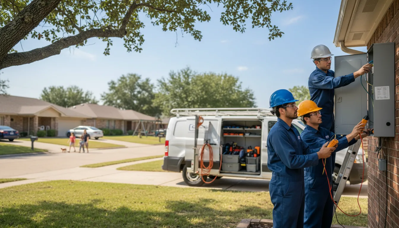Certified electrician providing emergency electrical services in Fort Polk, LA
